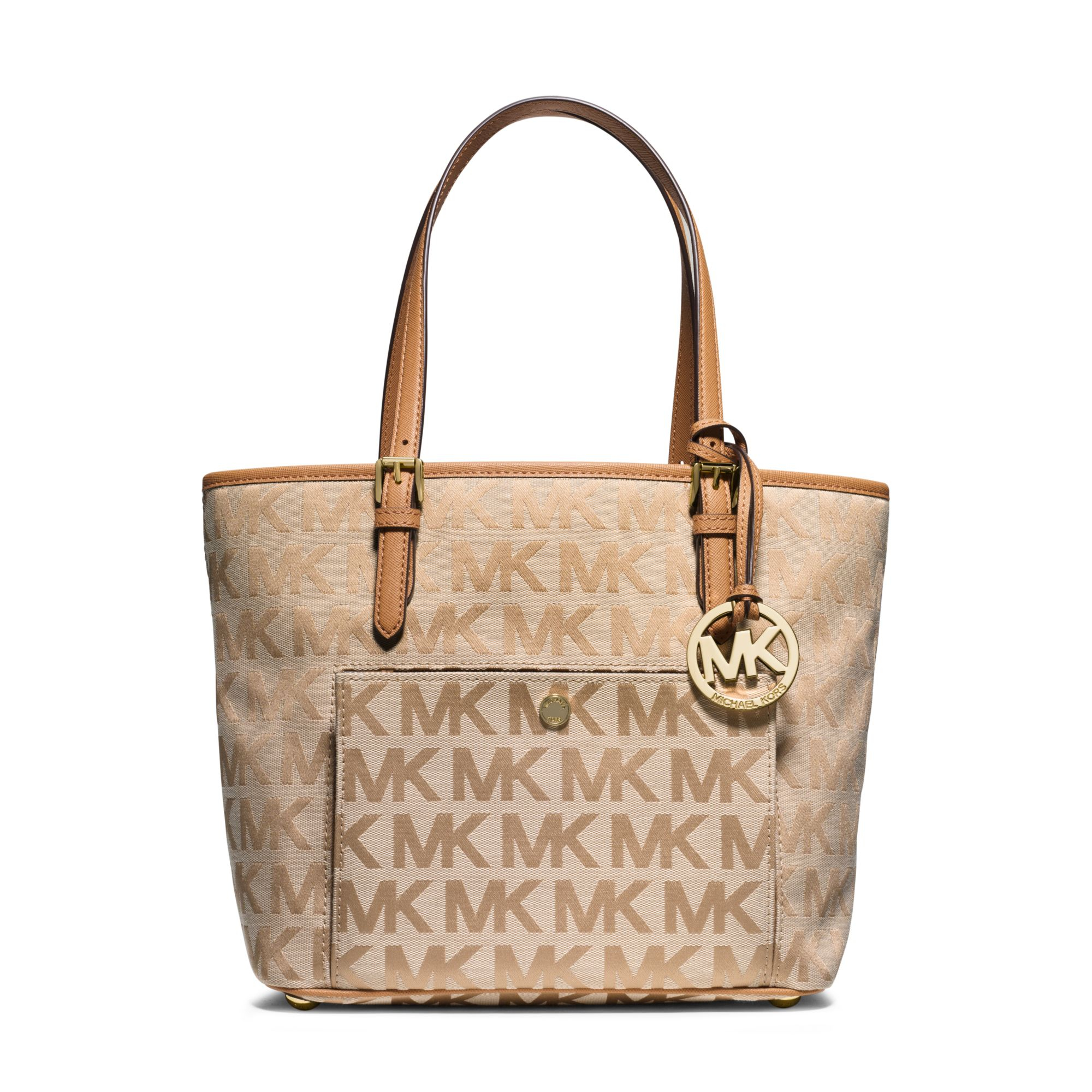 michael kors jet set medium logo tote