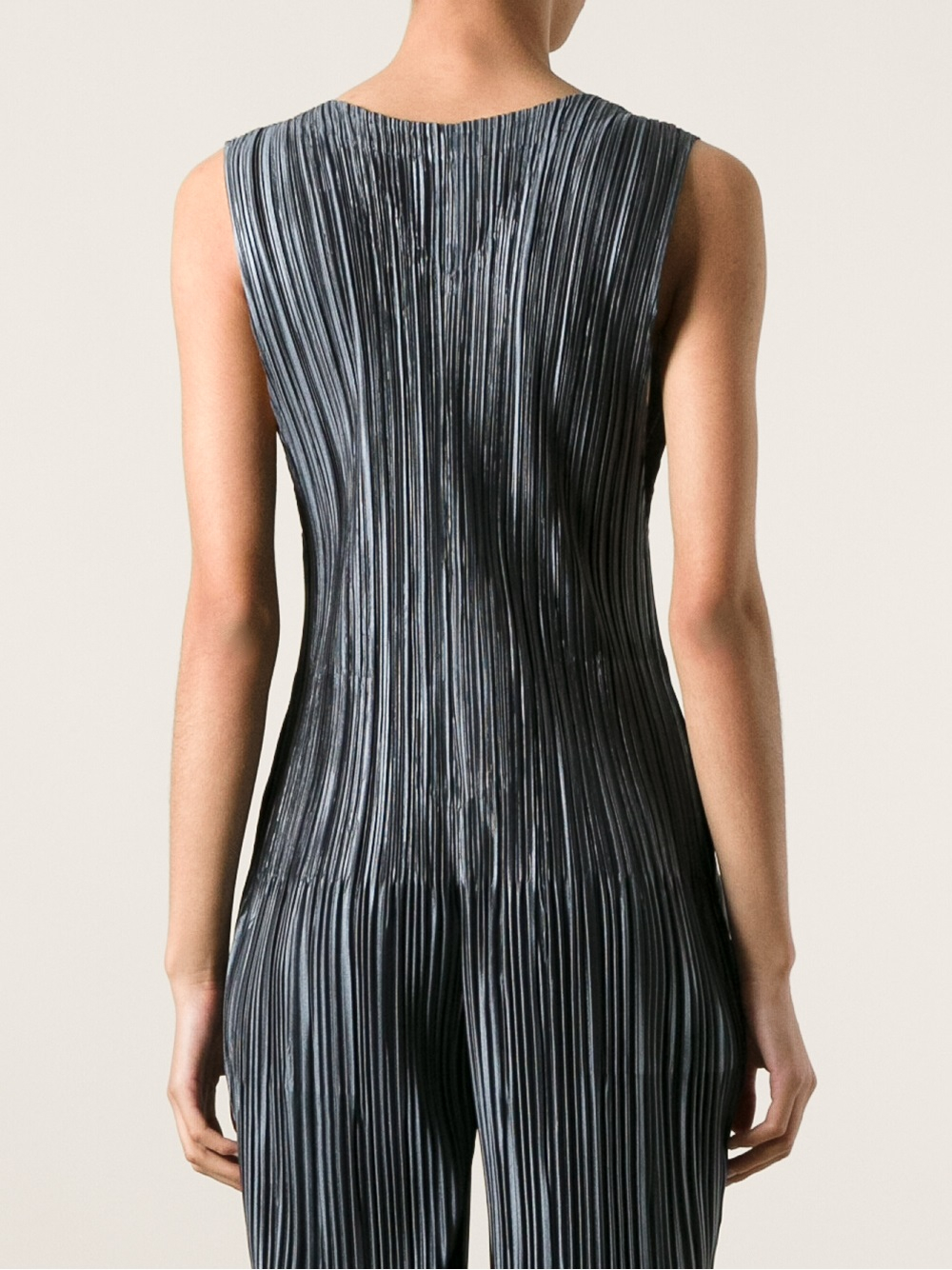 pleated jumpsuit