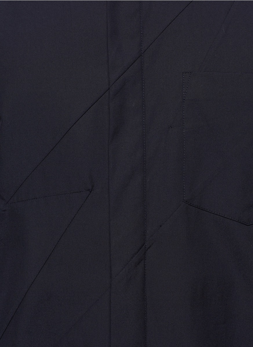 Lyst - 3.1 phillip lim Long-sleeve Lightning Bolt Shirt in Blue for Men