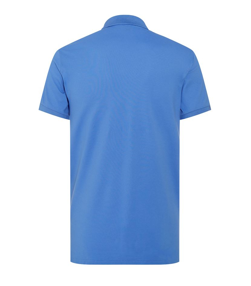 Polo ralph lauren Slim Fit Pima Cotton Polo Shirt in Blue for Men | Lyst