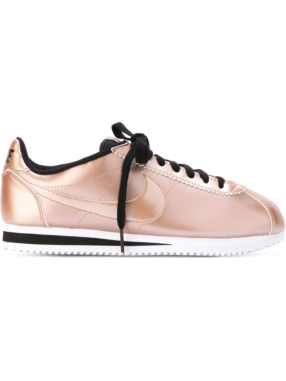 nike cortez pink gold