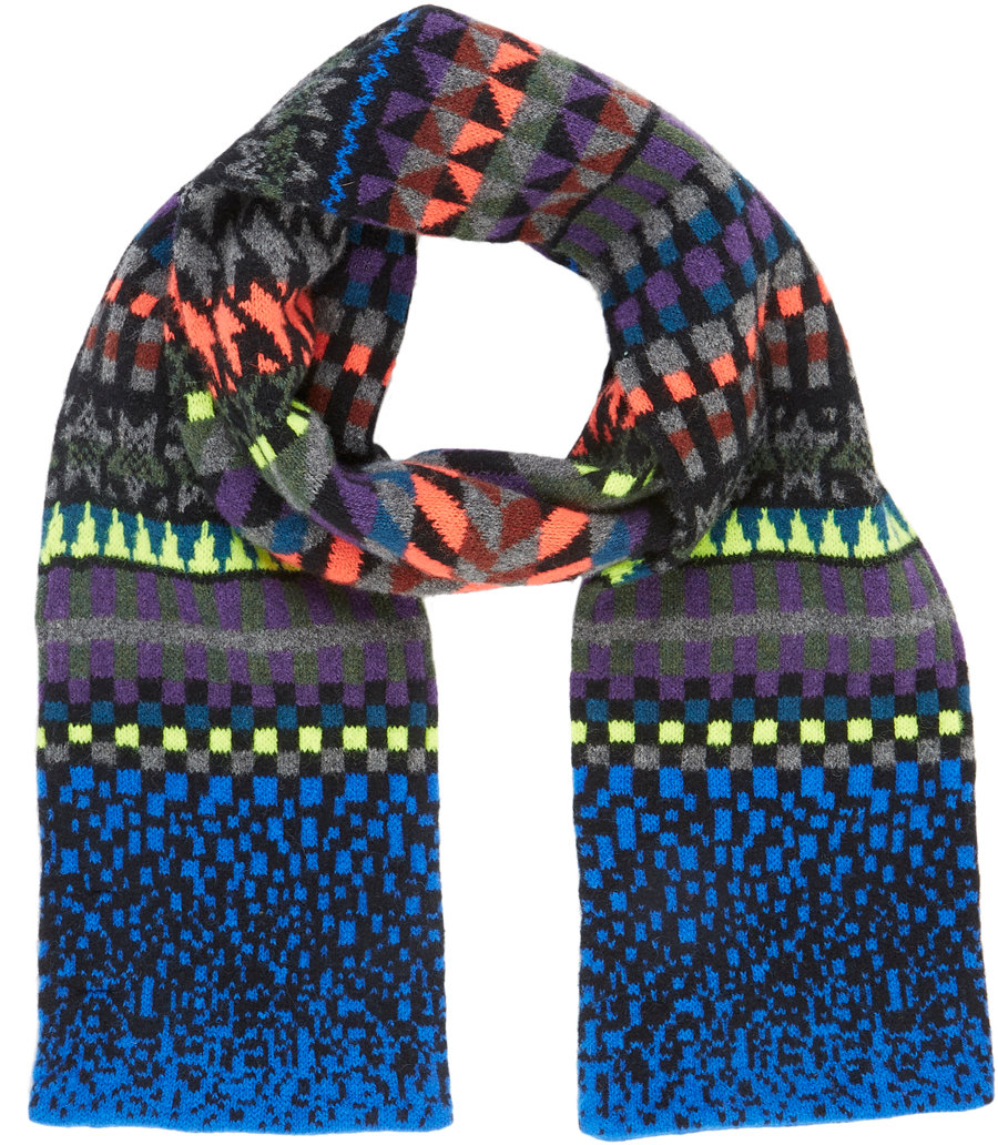 Lyst Paul smith AbstractPattern Fair Isle Scarf for Men