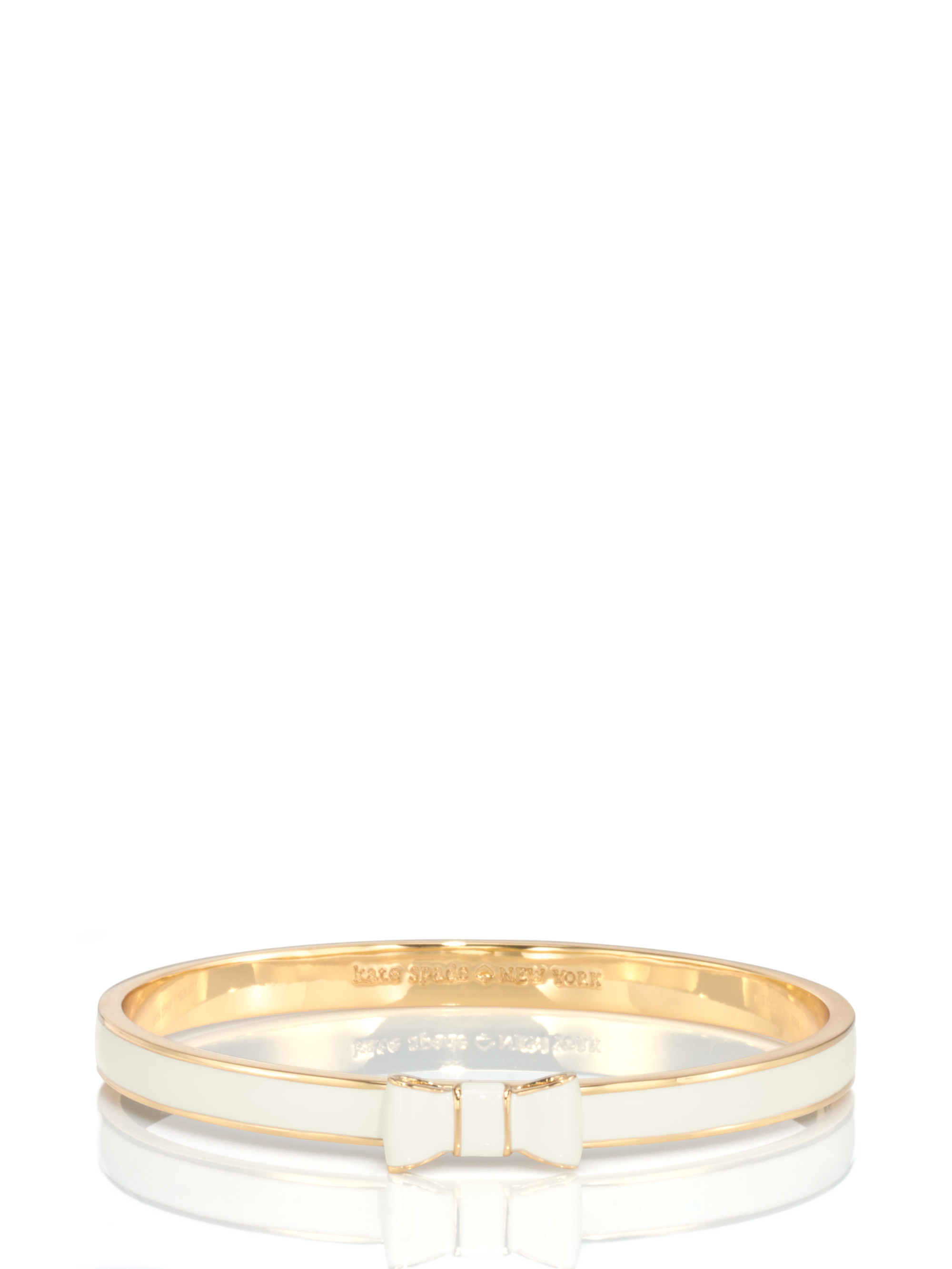 Lyst Kate Spade New York Take A Bow Bangle In Natural Gallery