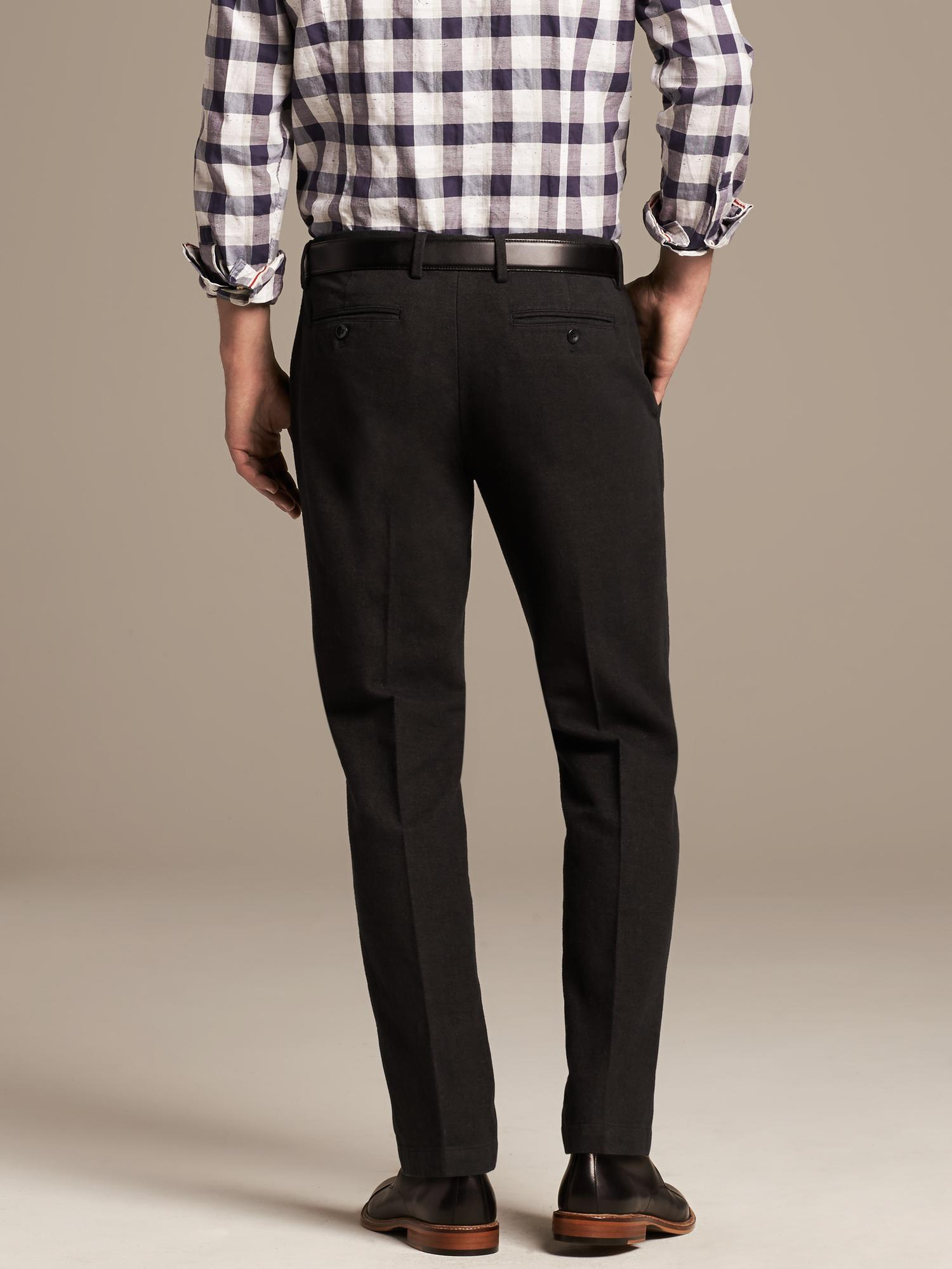 Banana republic Kentfield Vintage Straight-Fit Textured Cotton Pant in ...