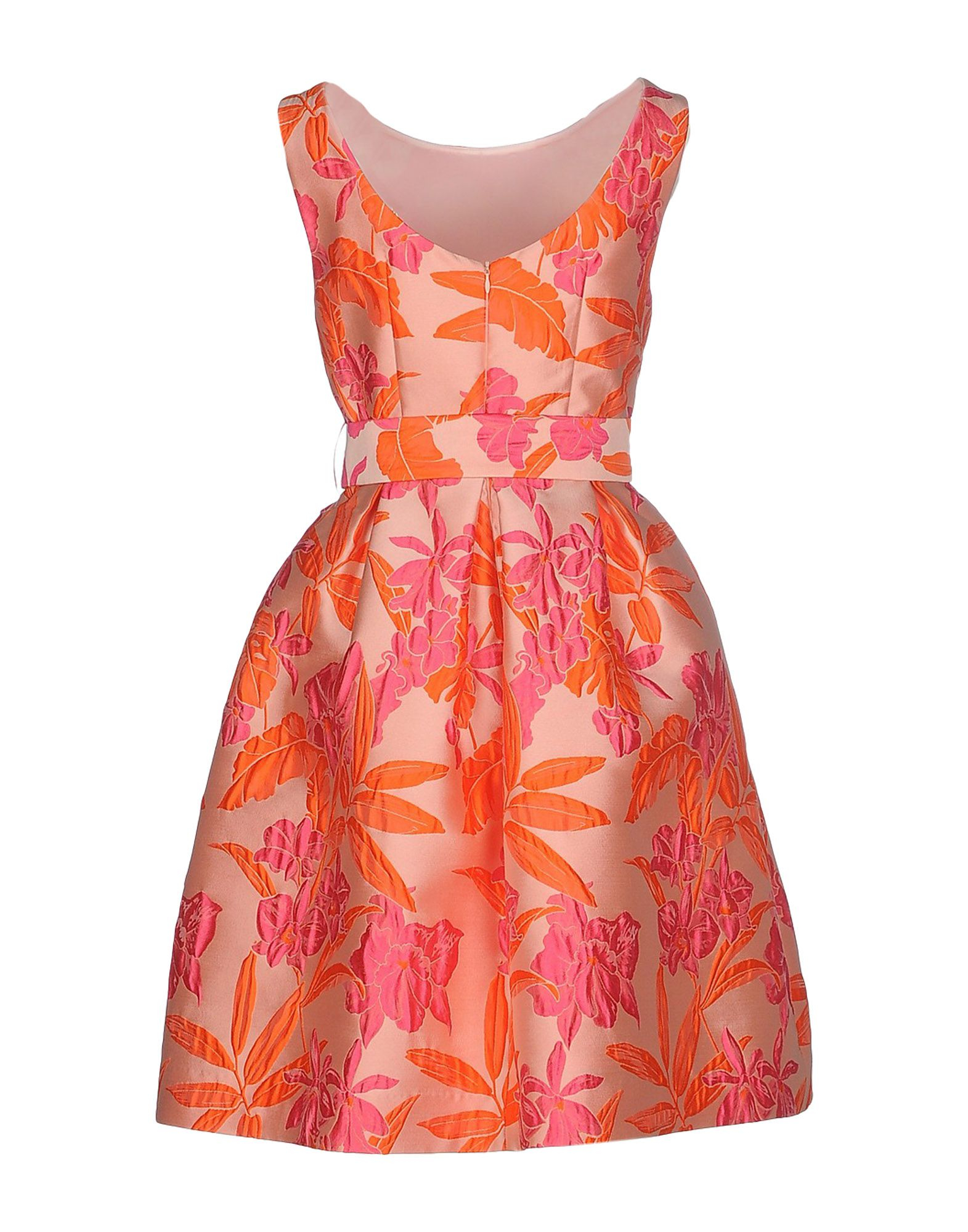 p a r o s h dress in pink salmon pink lyst p a r o s h dress in pink salmon pink lyst