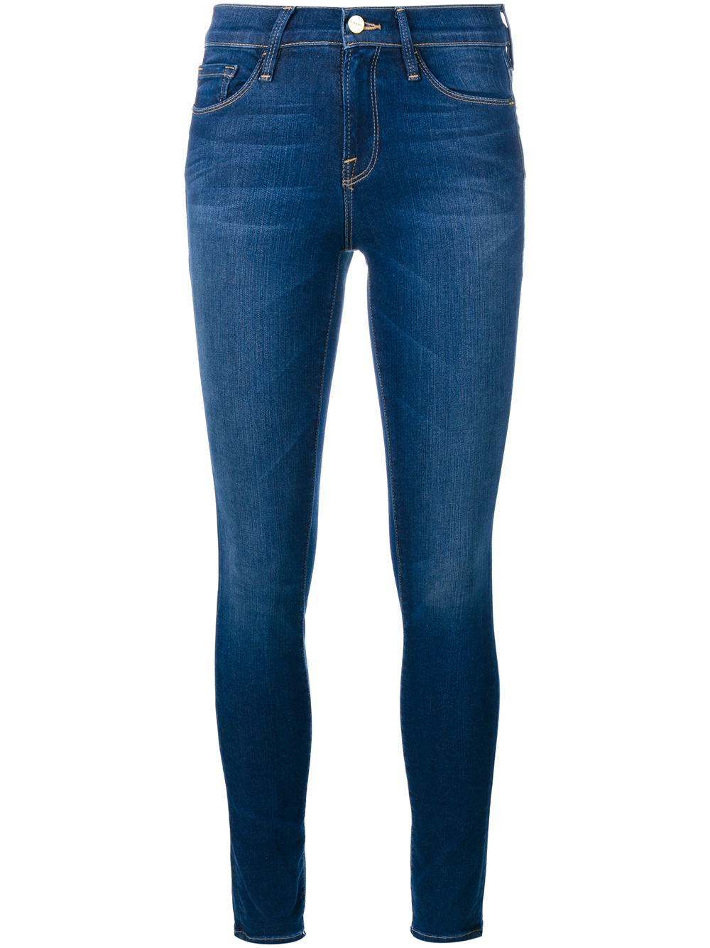 Frame Le Skinny De Jeanne Ultra Skinny Jeans in Blue | Lyst