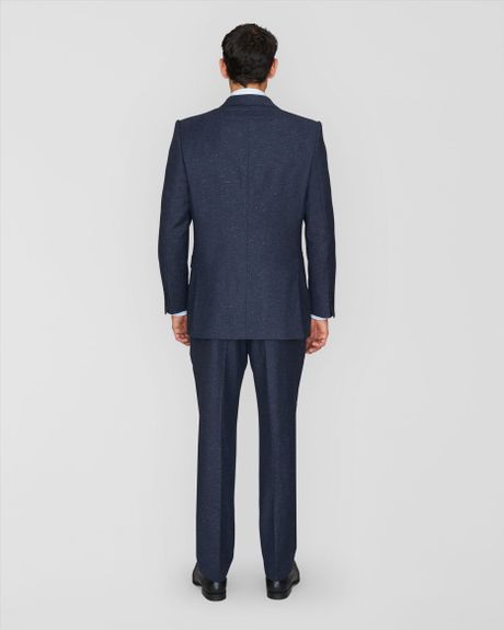 Jaeger Navy Speckled Hopsack Suit in Blue for Men | Lyst