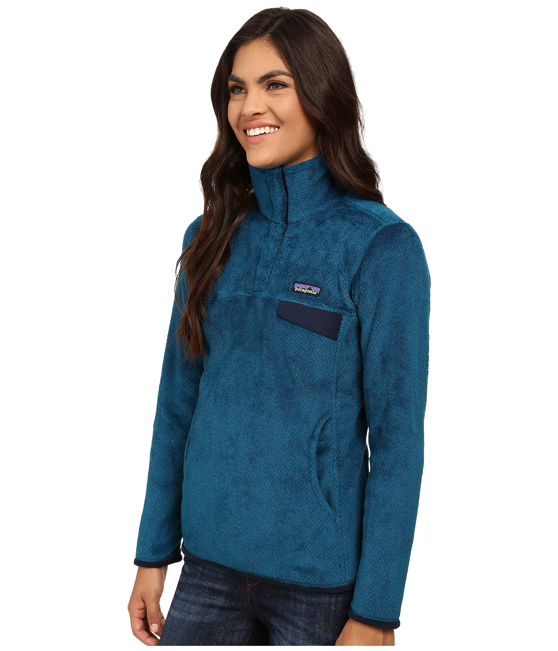 Lyst - Patagonia Re-tool Snap-t® Fleece Pullover in Blue
