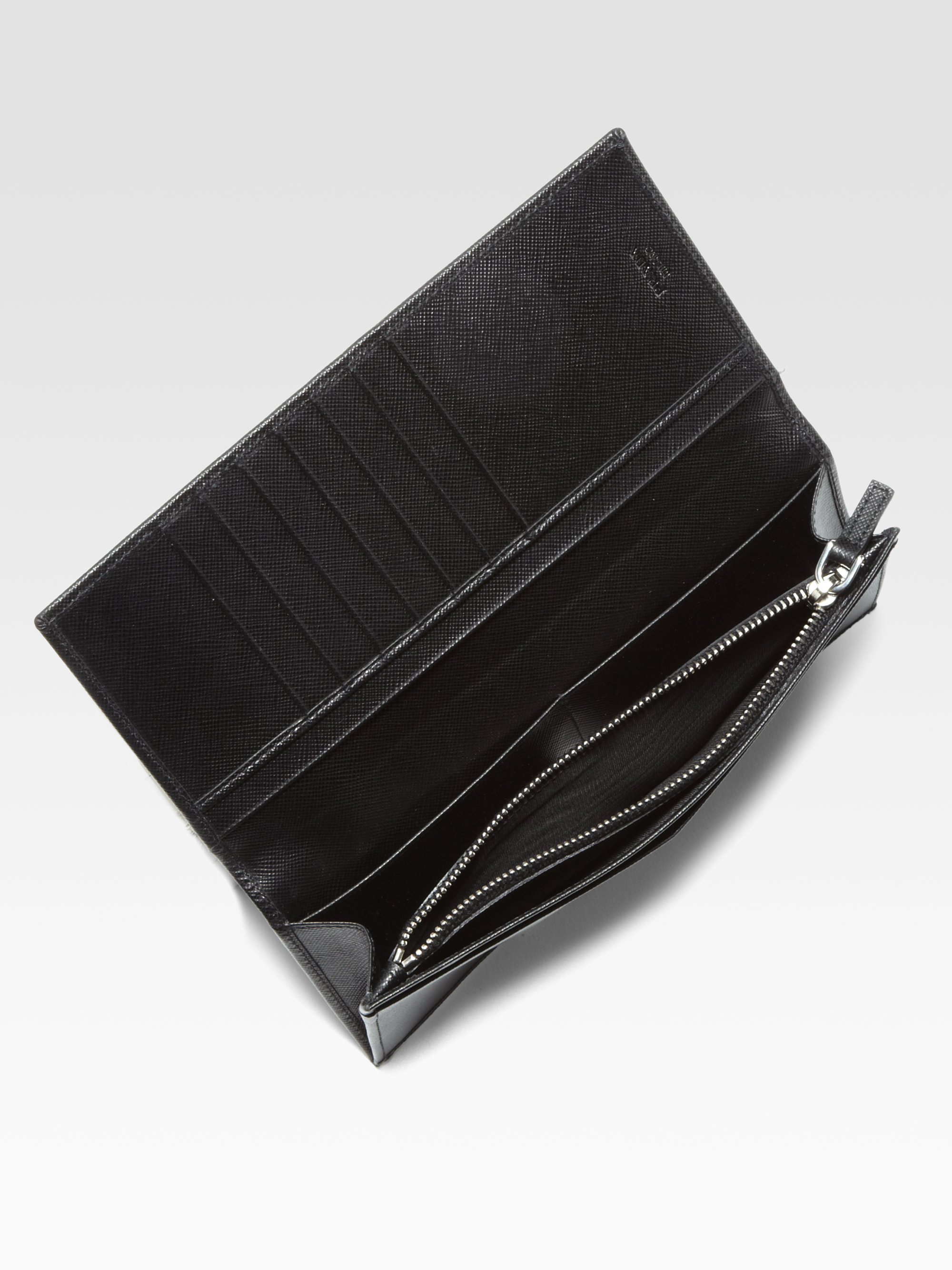 prada travel wallet