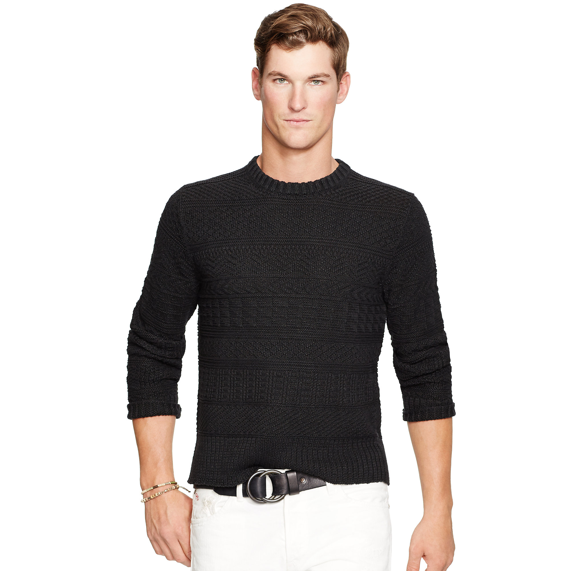 Mens Men's Linen Long Sleeved Cardigan Shirt Solid Color