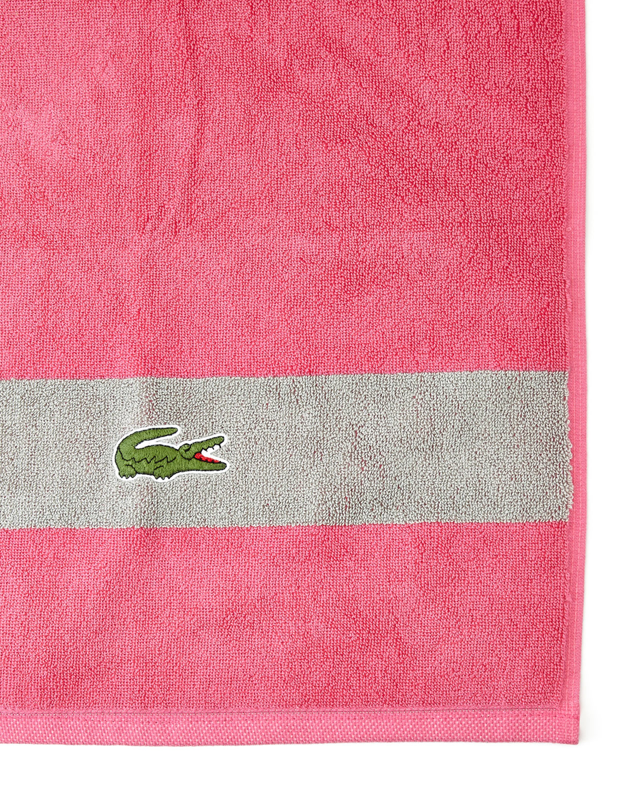 Lacoste Signature Croc Towel Collection in Pink (Fandango Pink) | Lyst