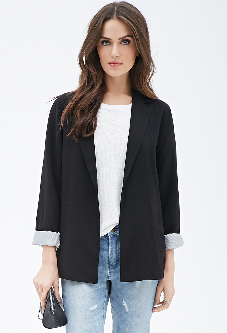 leather blazer forever 21