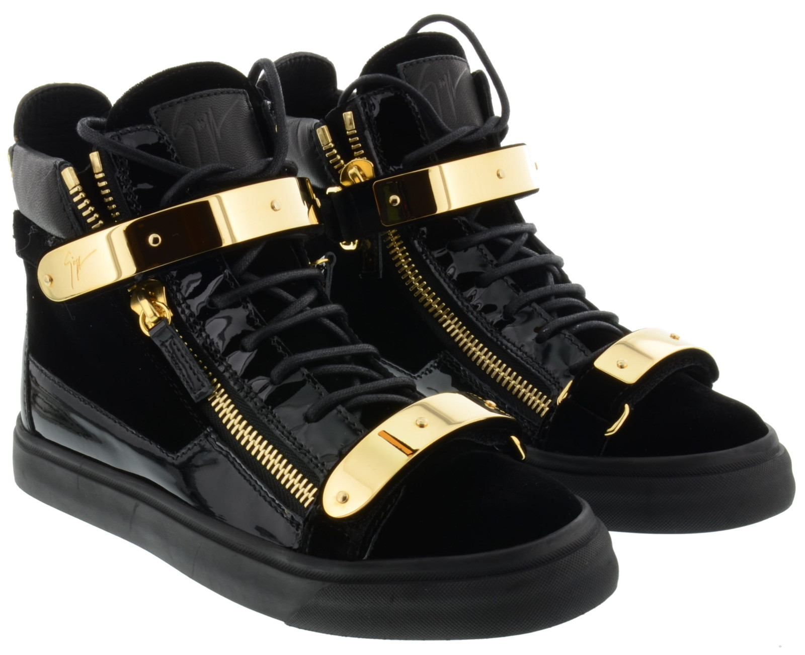 Giuseppe Zanotti Sneakers Donna Modello Coby Colori Nero Oro in Gold ...