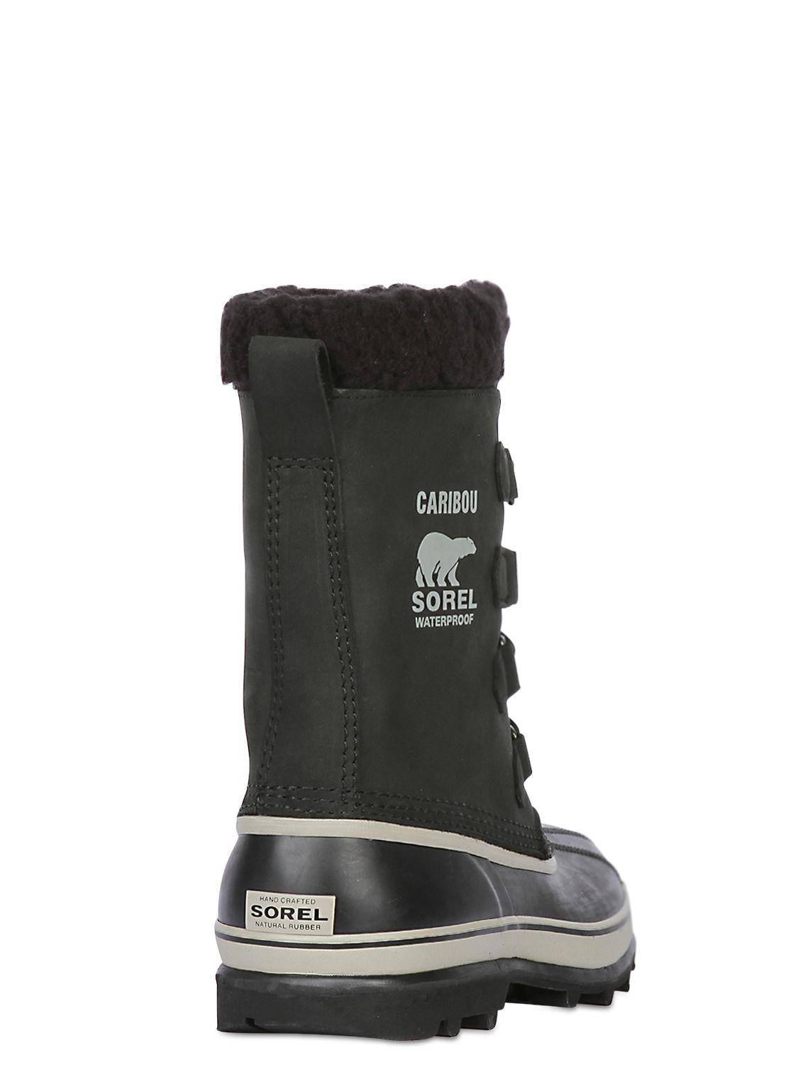 caribou waterproof nubuck and rubber boots