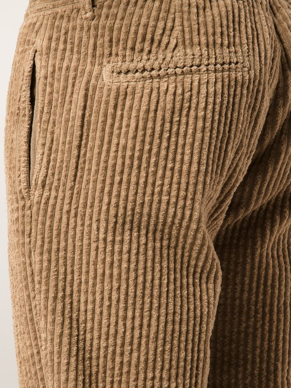 Lyst - Massimo Alba 'Winch Wide Corduroy' Trousers in Natural for Men