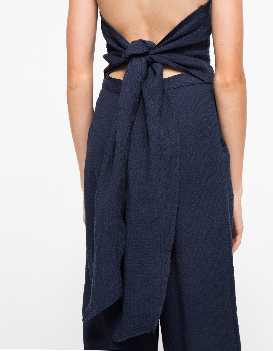 tie back jumpsuit