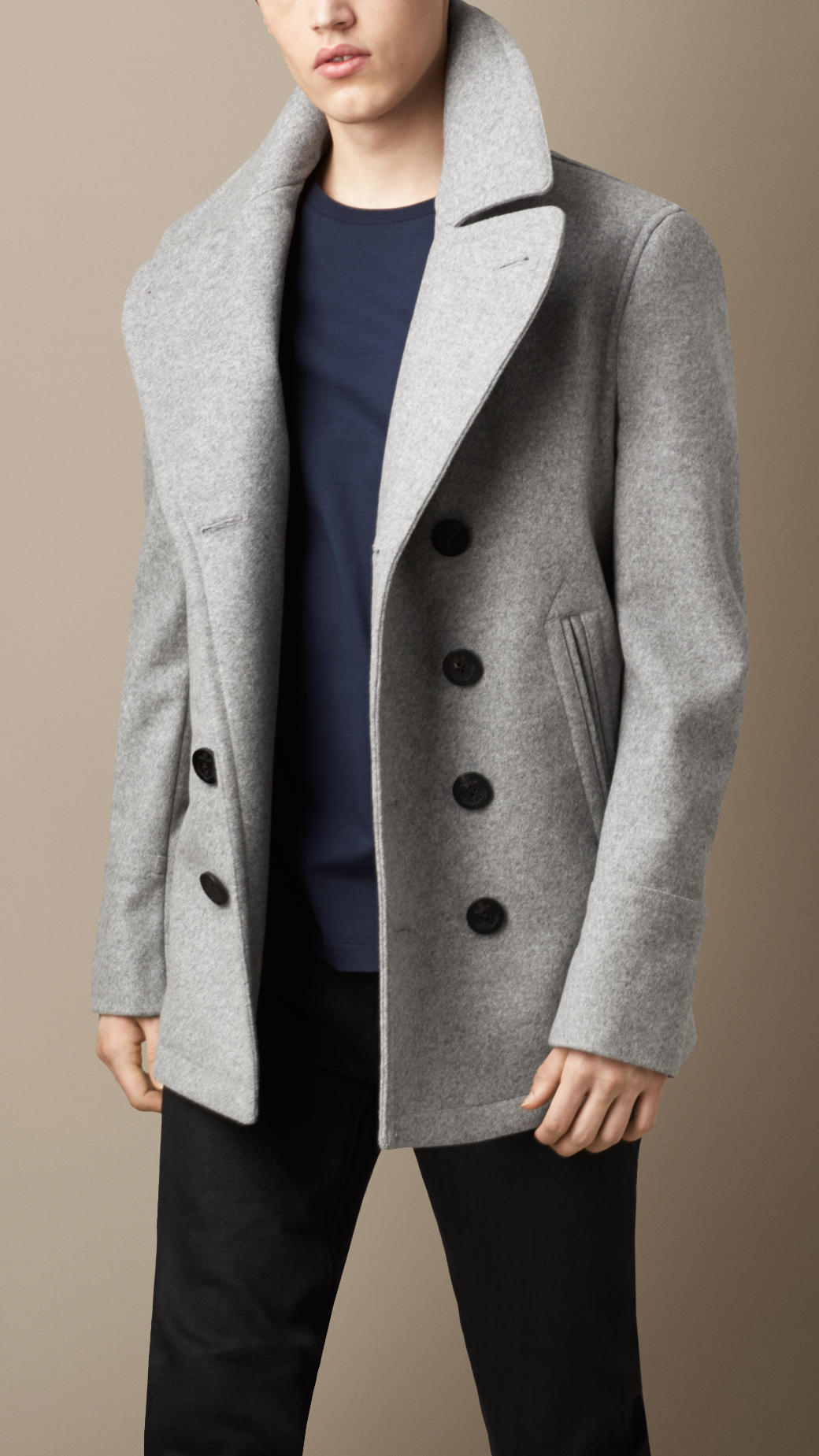 burberry peacoat mens sale