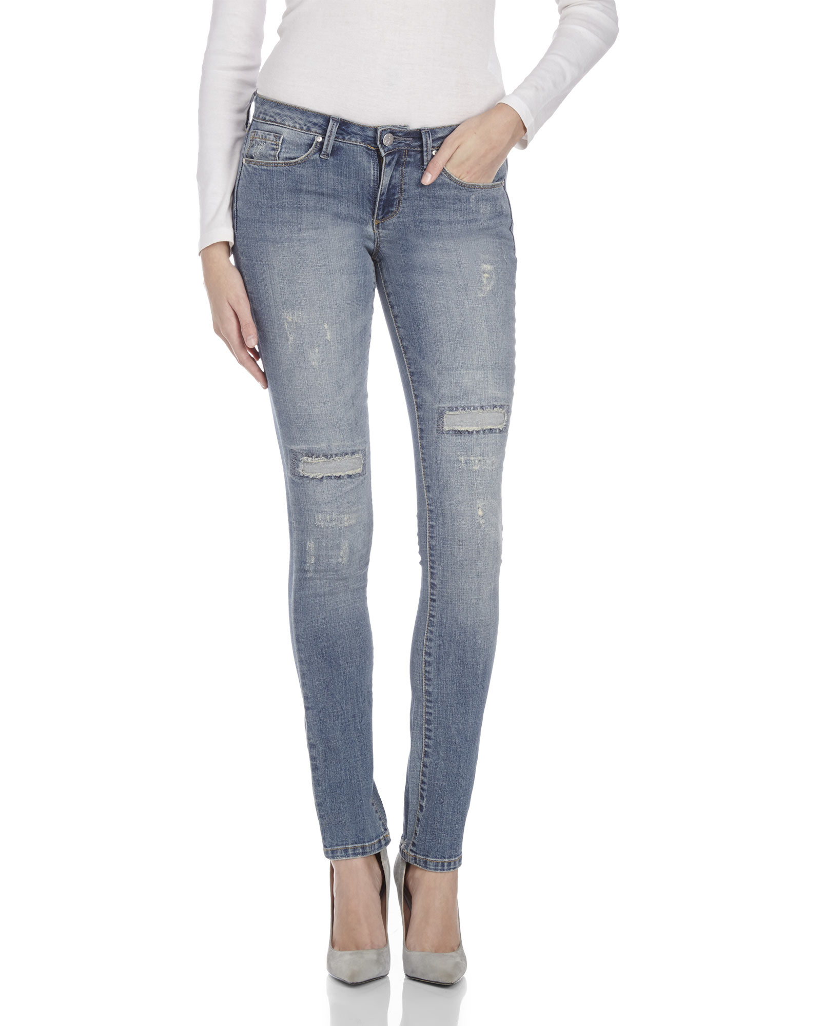 Lyst - Jessica Simpson Juniper Cherish Skinny Jeans in Blue