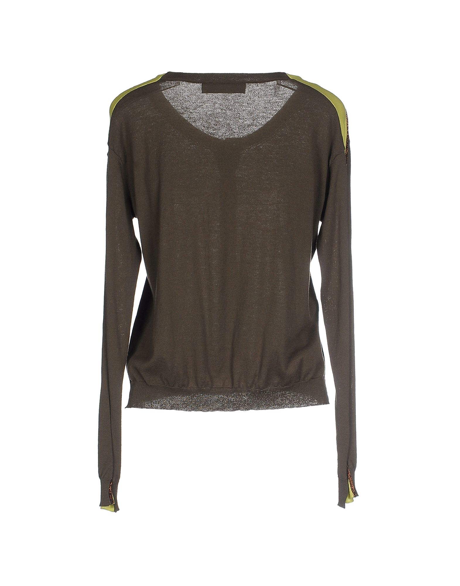 Kaos Cardigan In Brown Green Save 29 Lyst kaos cardigan in brown green save 29 lyst