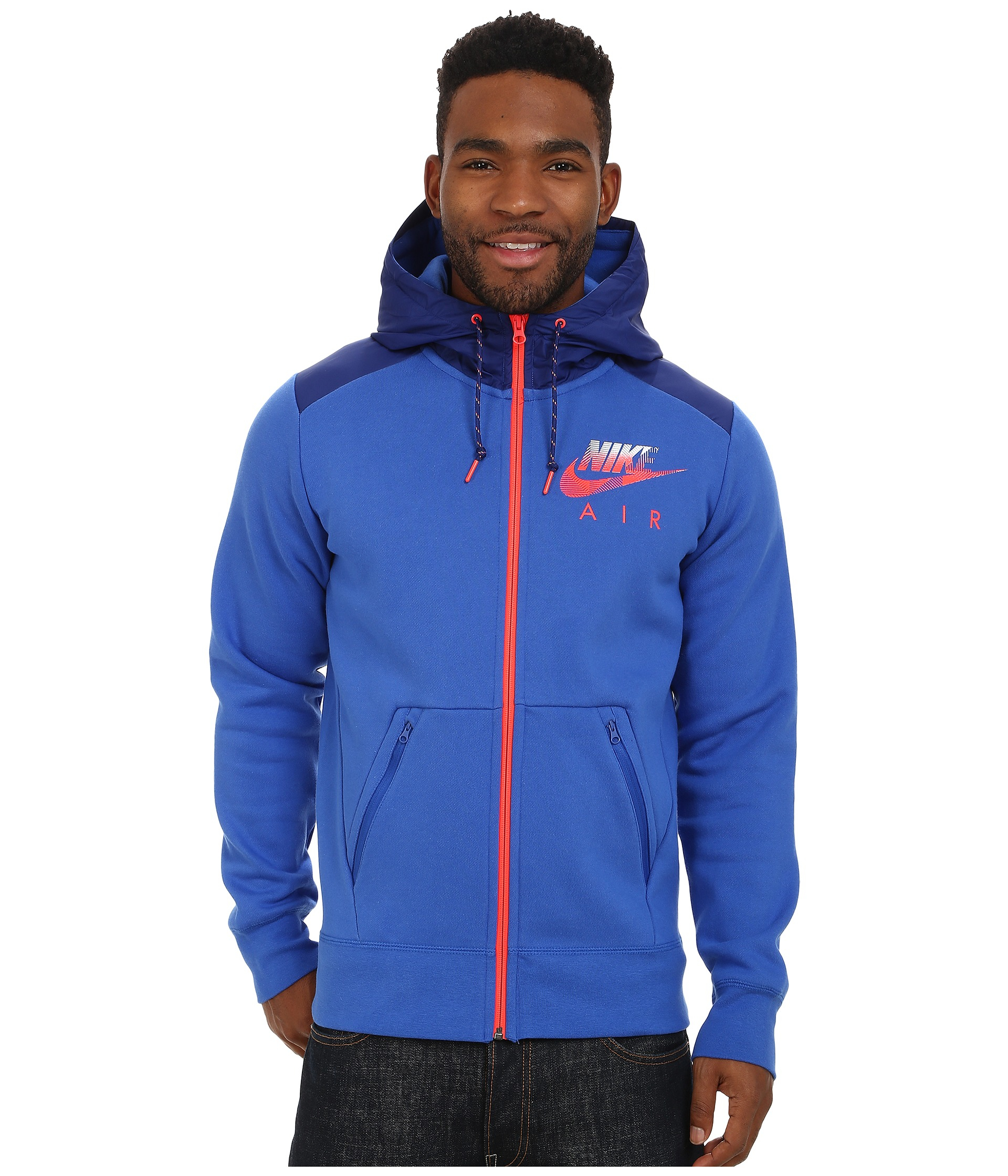 nike hybrid full zip fleece hoodie