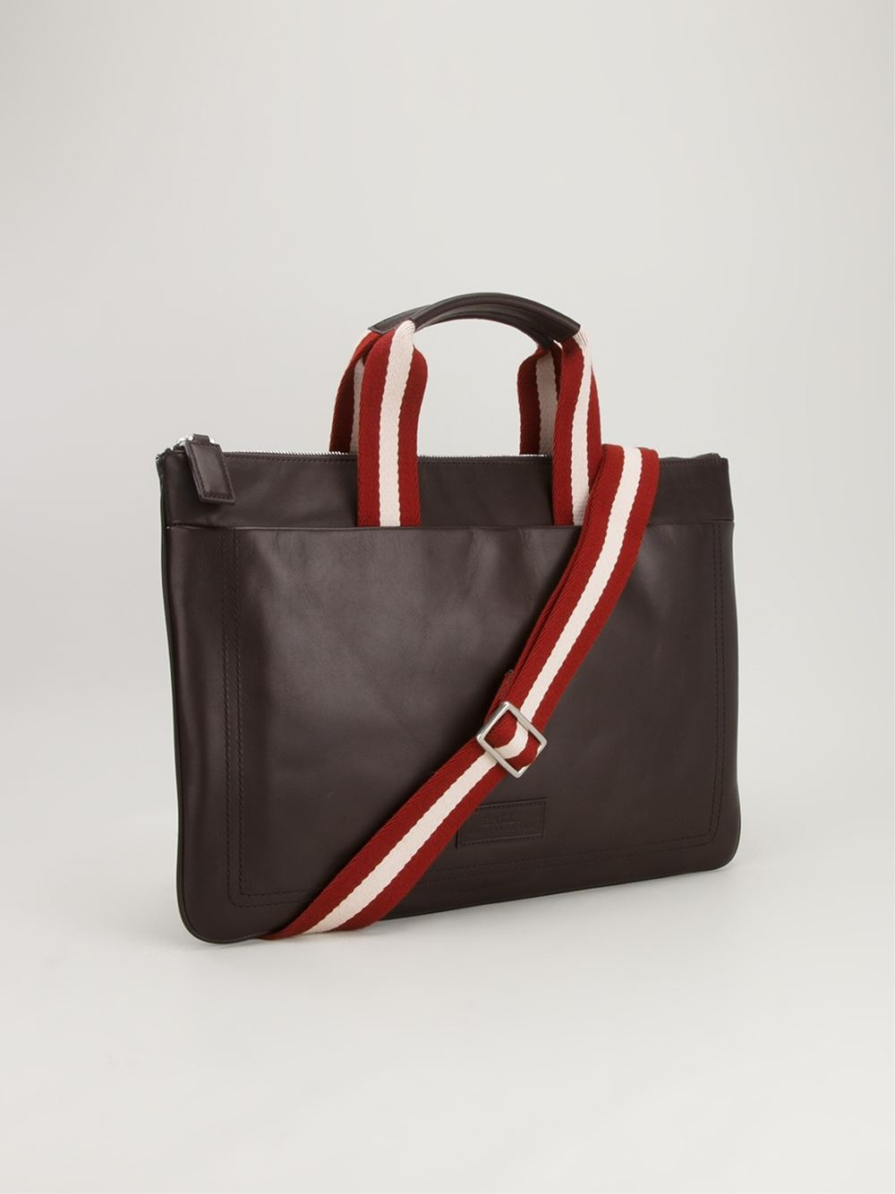 Lyst - Bally Leather Tote Bag in Brown for Men