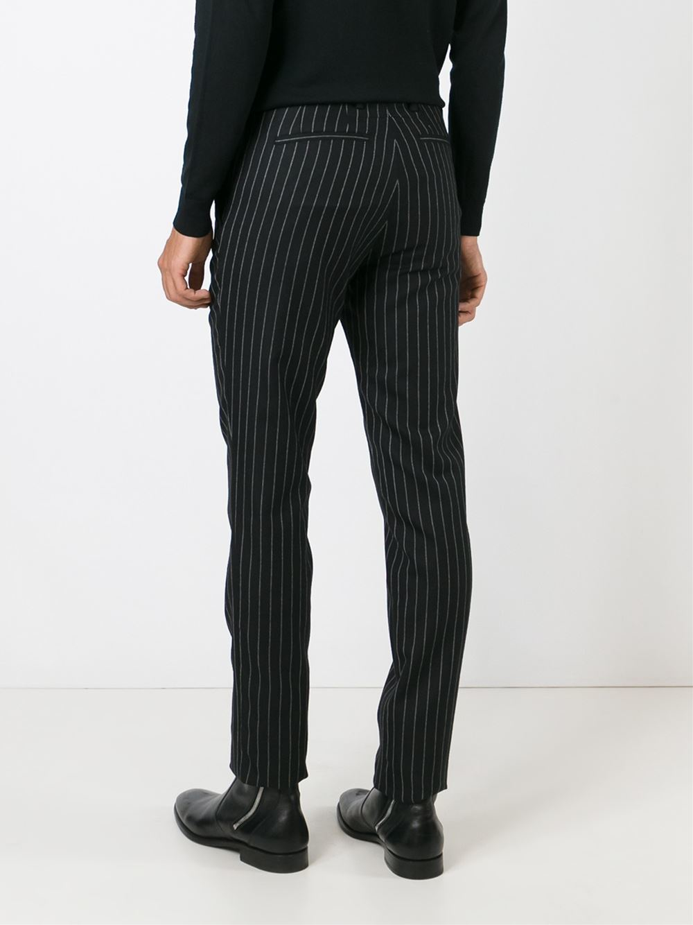 Givenchy Pinstripe Trousers in Black for Men | Lyst