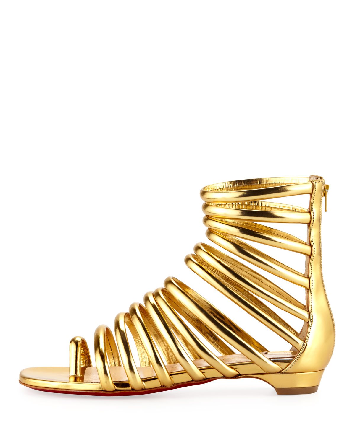 christian louboutin gladiator flats - Bavilon Salon