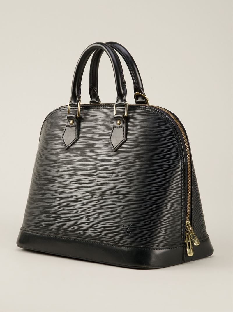 Lyst Louis Vuitton Alma Tote Bag In Black Gallery