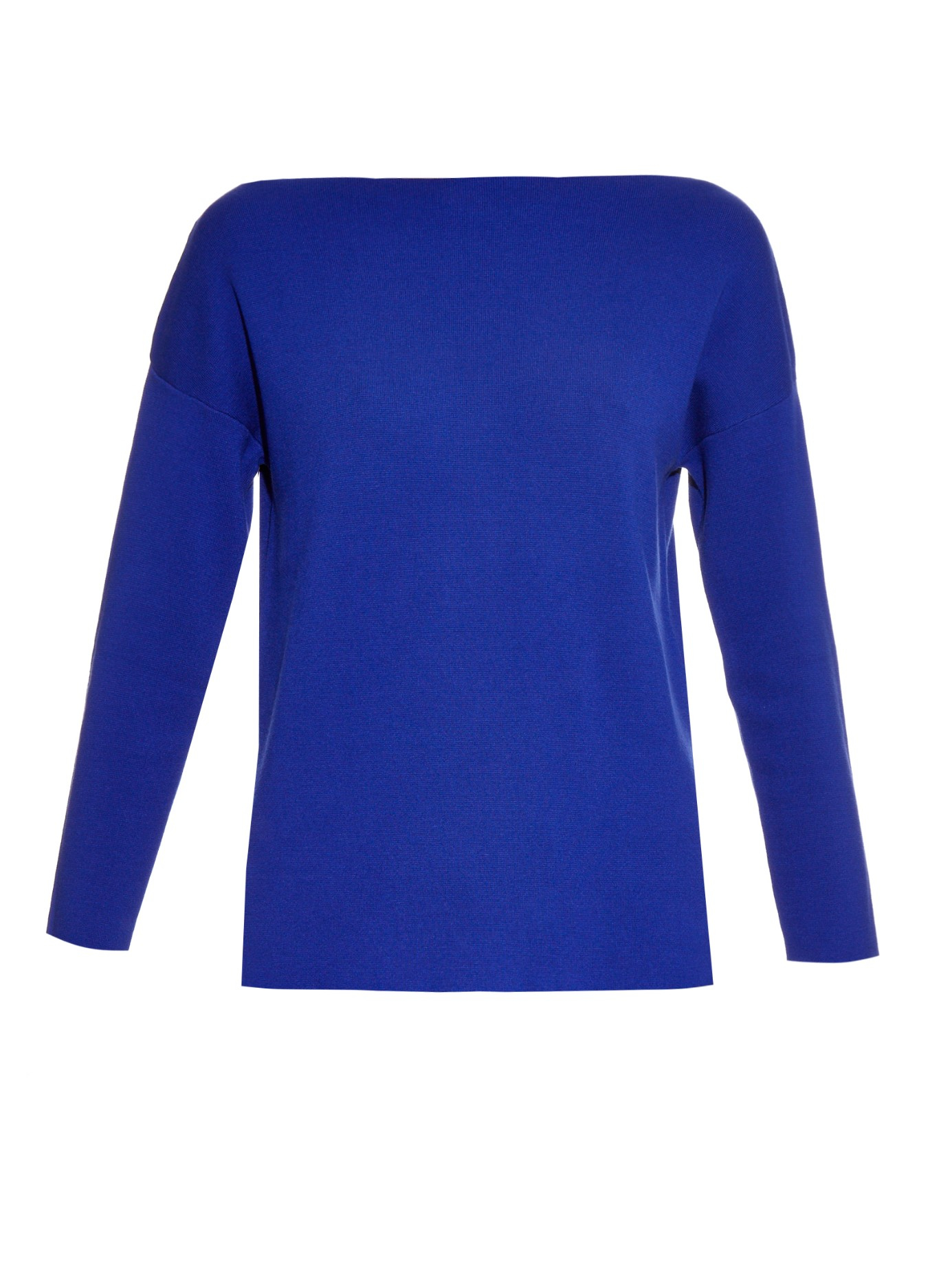 lyst - weekend by maxmara rumena sweater in blue
