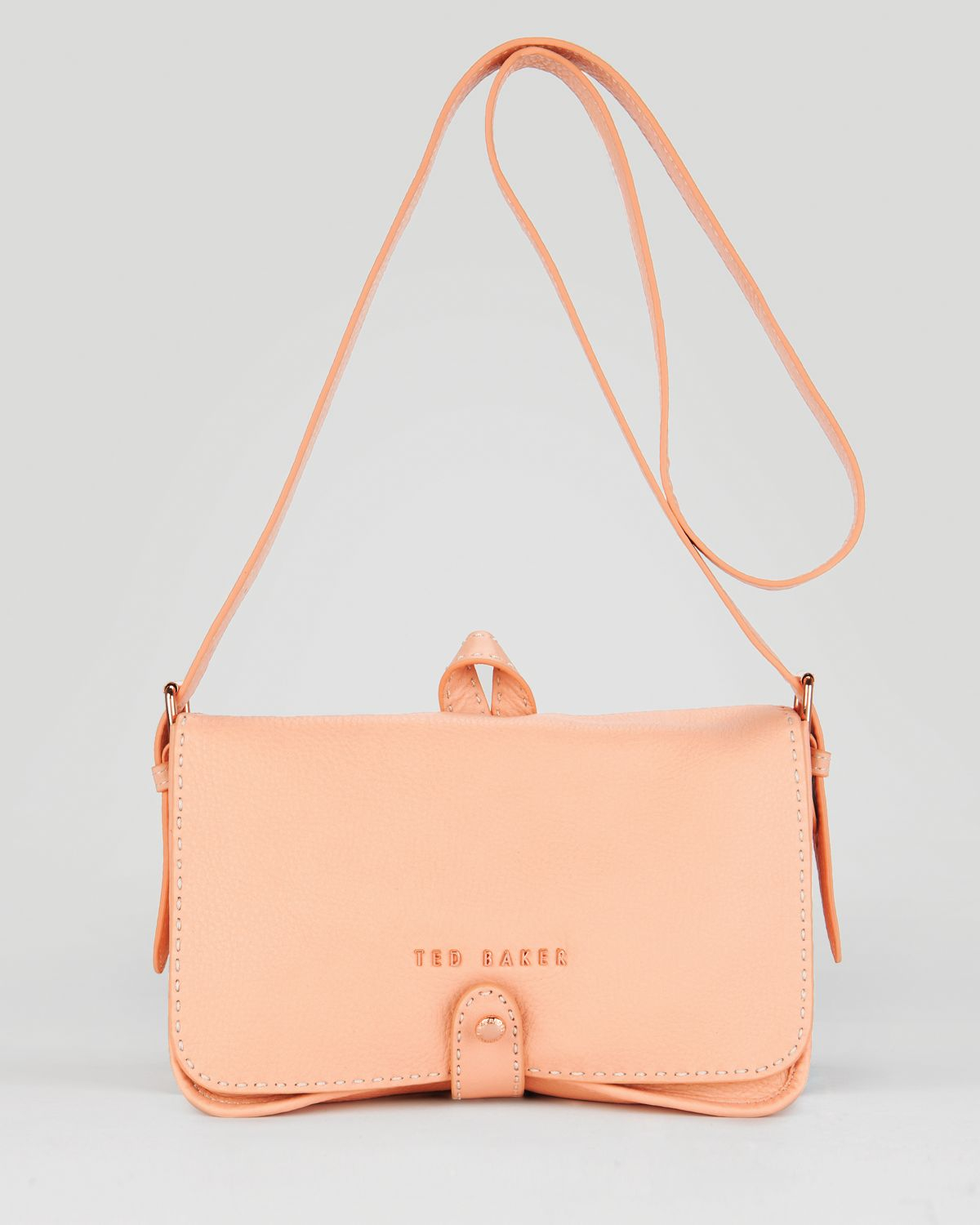 Ted Baker Shoulder Bag Markun Stab Stitch in Orange Lyst