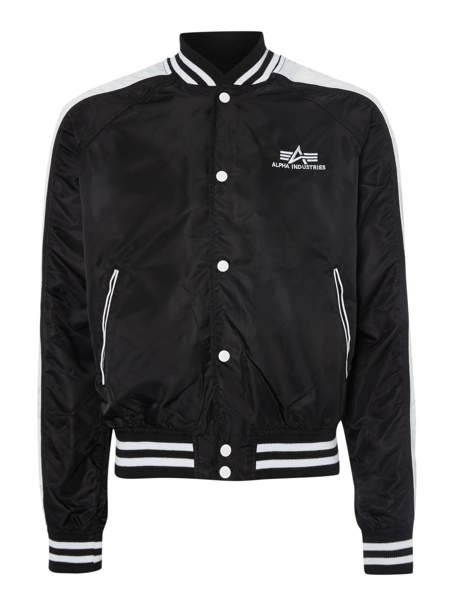 alpha casual waterproof bomber jacket zip in black for save 61 lyst alpha casual waterproof bomber jacket zip in black for save 61 lyst