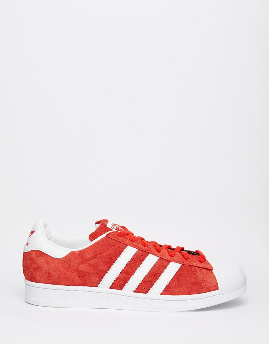 Lyst adidas Originals Superstar tejer formadores s75140 en rojo para hombres Lyst adidas Originals Superstar tejer formadores s75140 en rojo para hombres