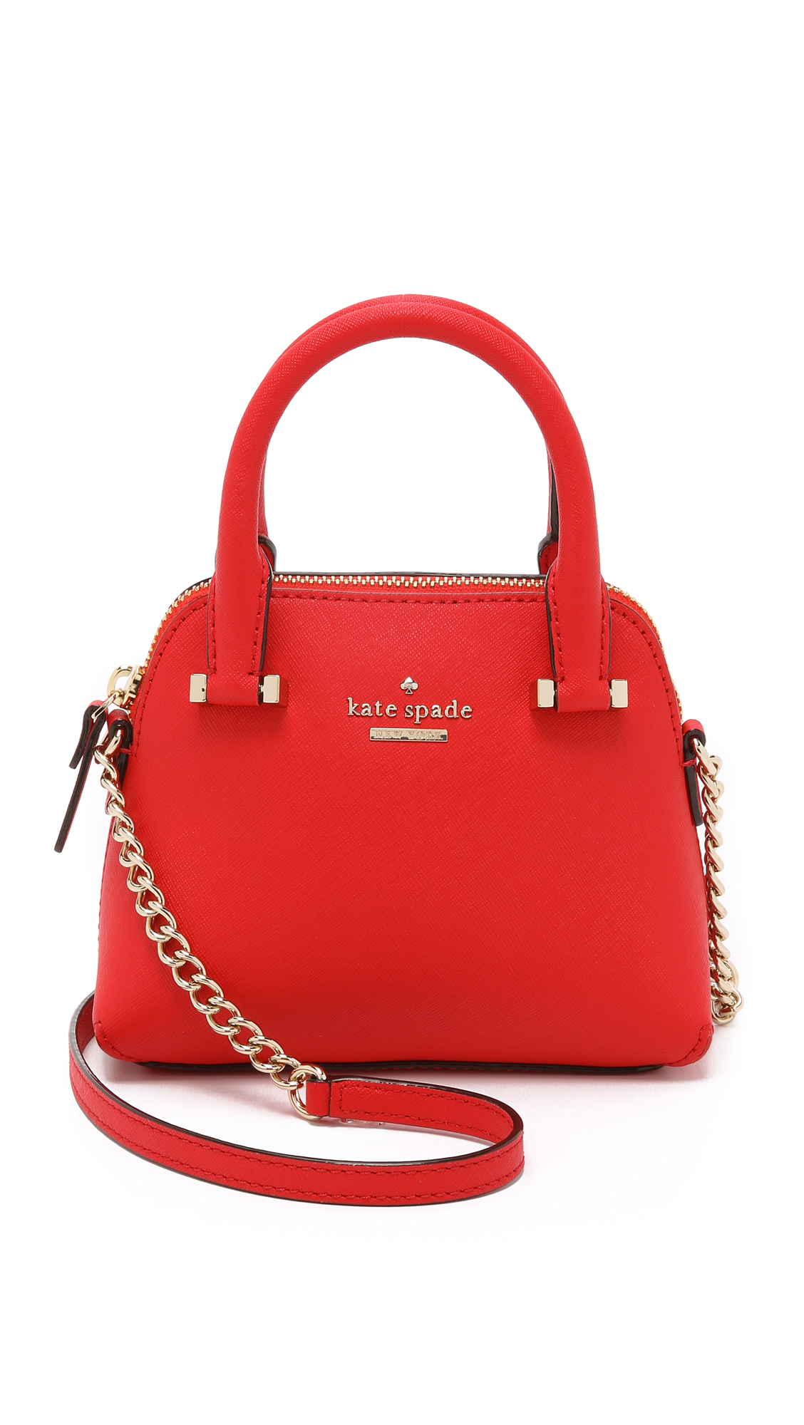 Lyst - Kate Spade Mini Maise Cross Body Bag - Cherry Liqueur in Red