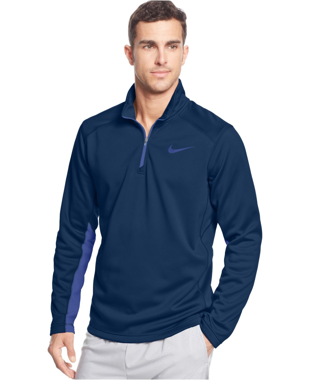 nike men's quarter zip pullover