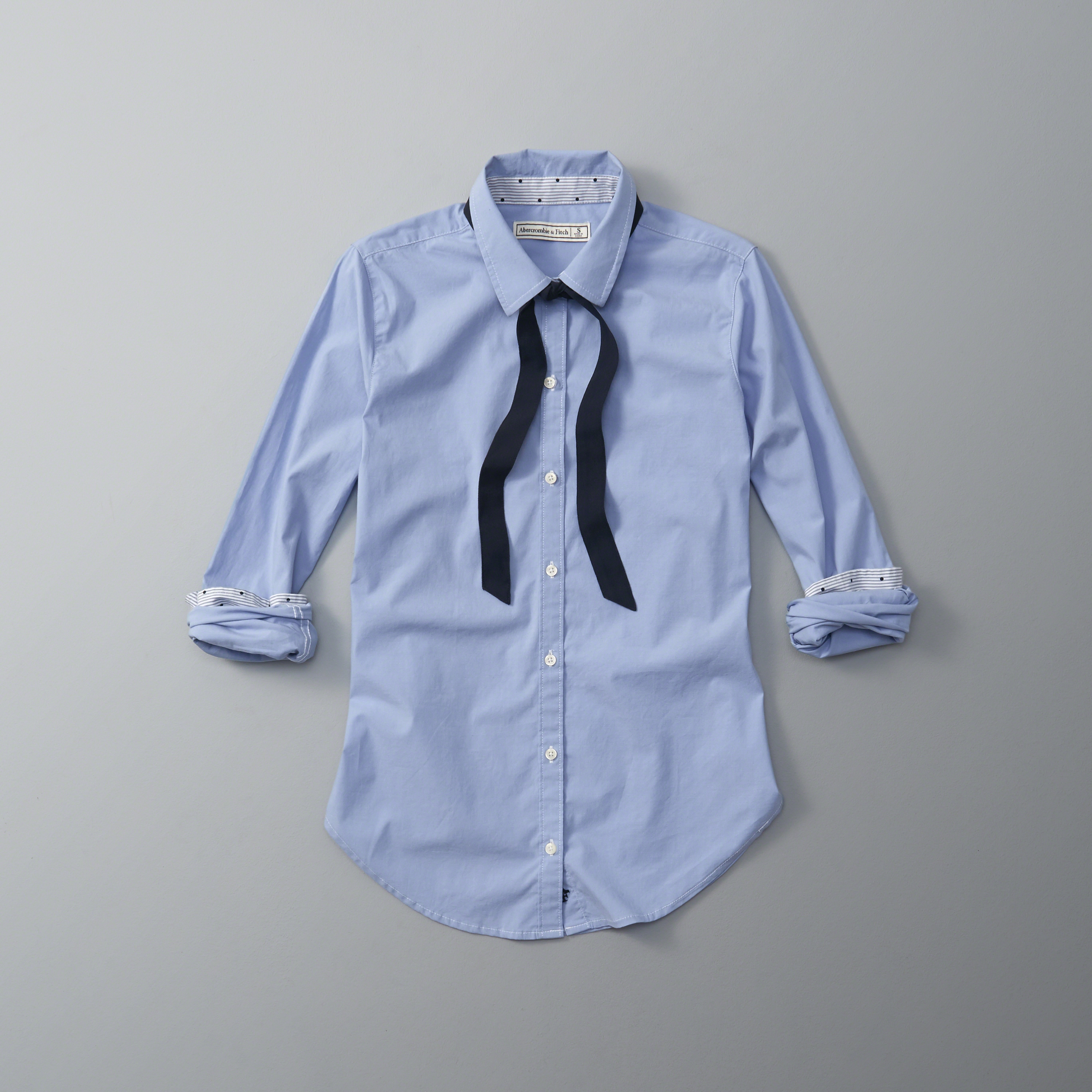 Lyst Abercrombie  Fitch Poplin Necktie Button up Shirt  