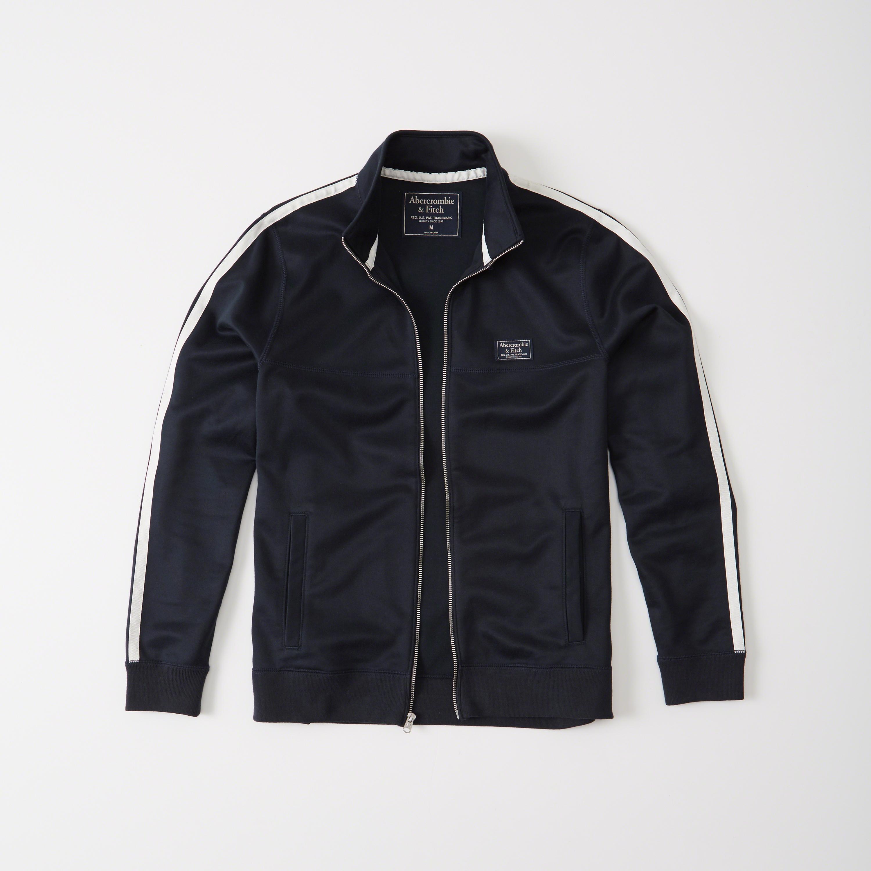 Lyst Abercrombie & Fitch Fullzip Fleece Jacket in Blue for Men