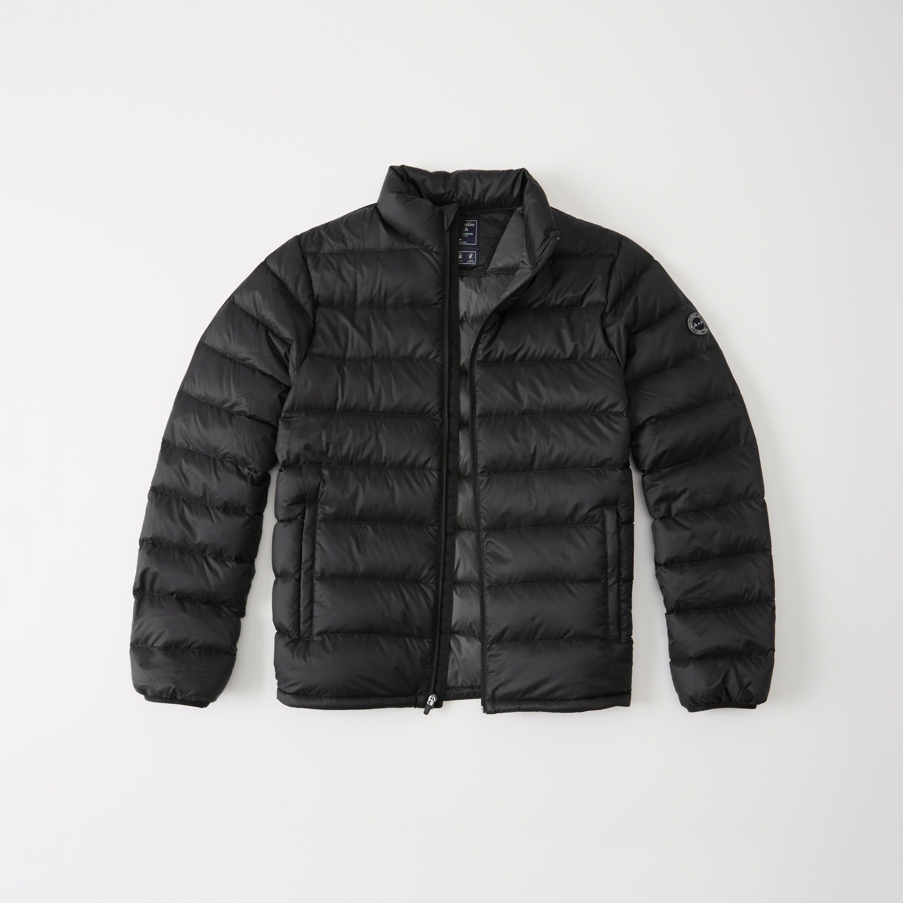 Abercrombie And Fitch Lightweight Puffer In Black For Men Lyst