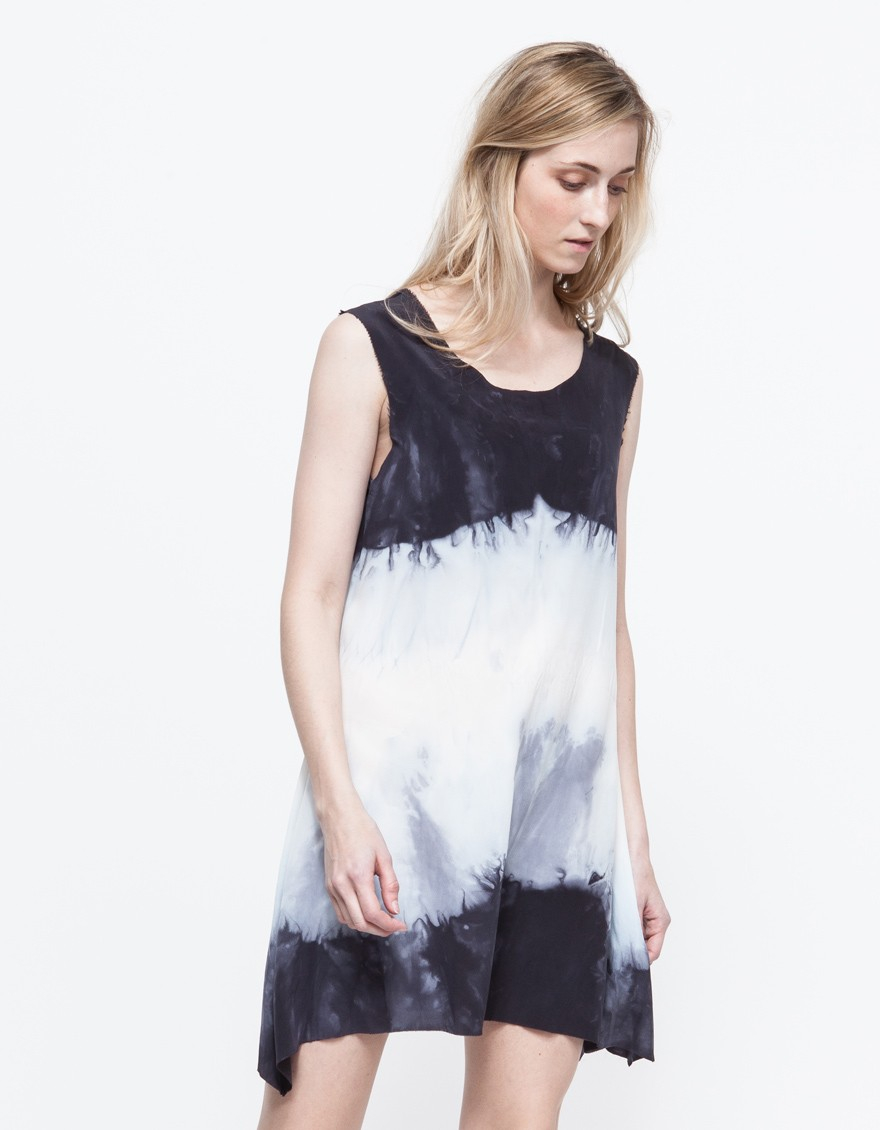 Lyst - Willow Knows Short Tank Dress In Sea in Blue