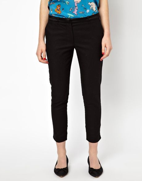 Antipodium Cry Baby Trousers with Zips and Bows At Ankle in Black | Lyst