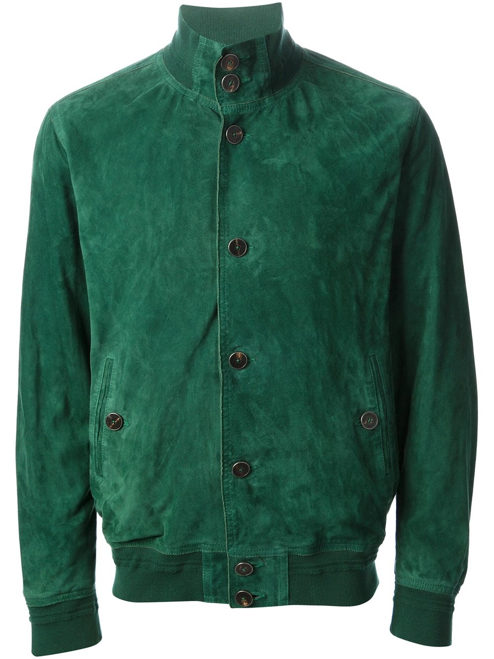 Jacob Cohen Button Up Jacket in Green for Men | Lyst