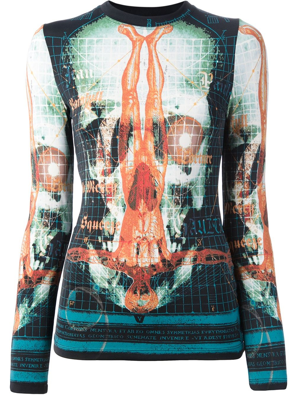 Jean paul gaultier Printed Shirt With Matching Tie in Blue (multicolour) | Lyst
