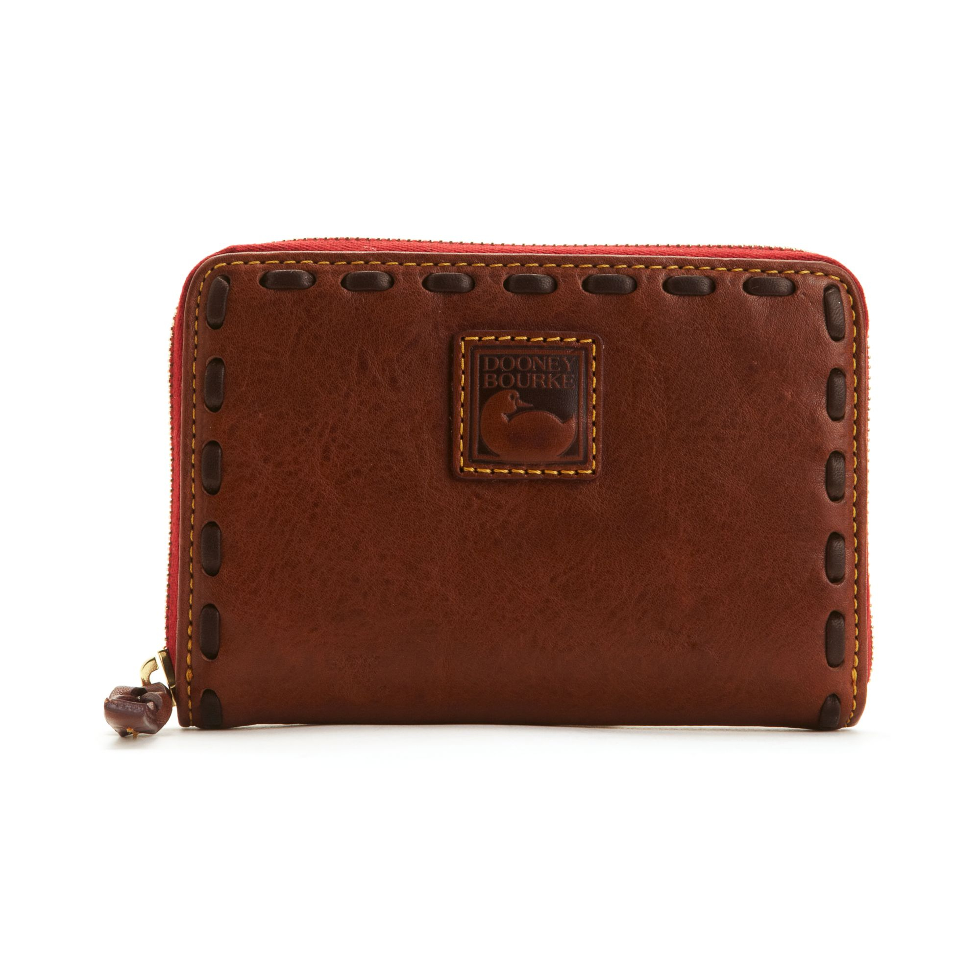 dooney and bourke cranberry wallet