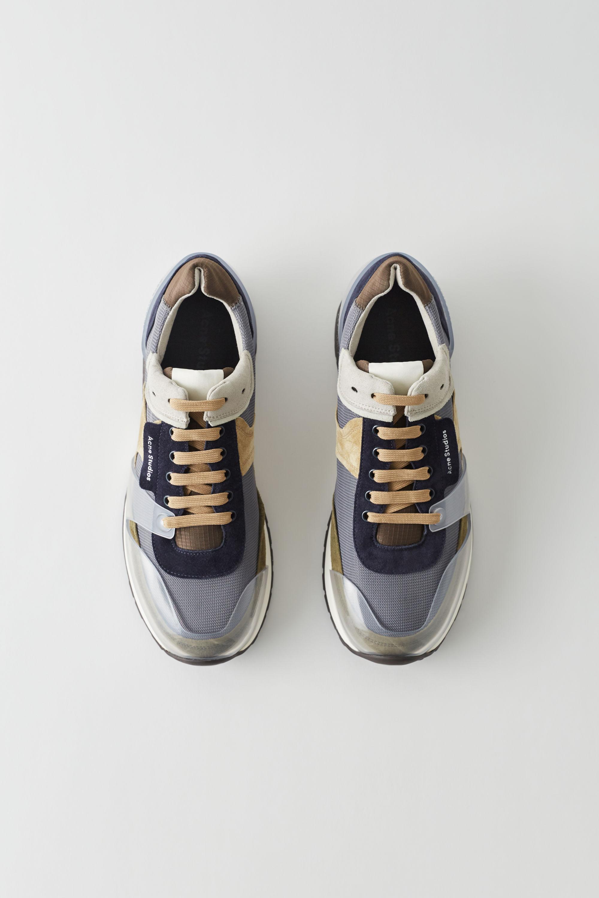 Jimmy Vintage Running Sneakers Studios Label Grey Acne Lyst Dark hrstQd
