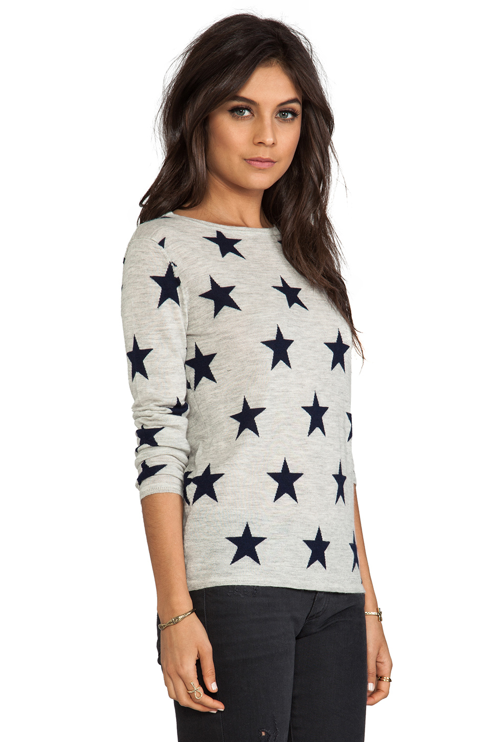 Banjo & Matilda Star Sweater in Gray in Gray (Grey & Navy Stars) | Lyst