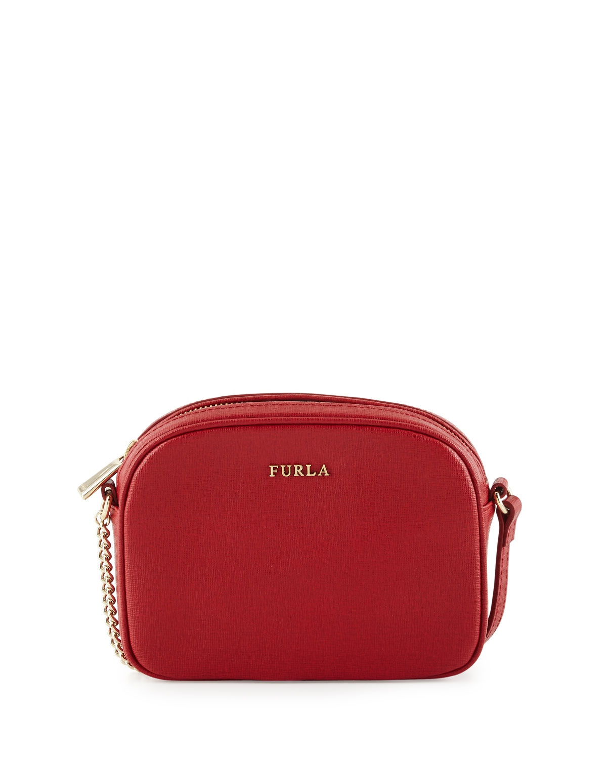 Lyst Furla Miky Mini Leather Crossbody Bag In Red Gallery