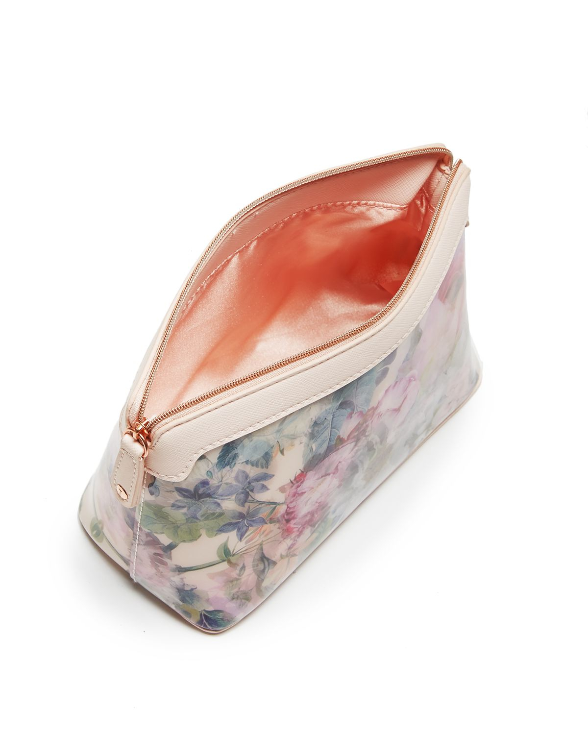 Lyst Ted Baker Cosmetic Case Pure Peony Large Triangle in Pink