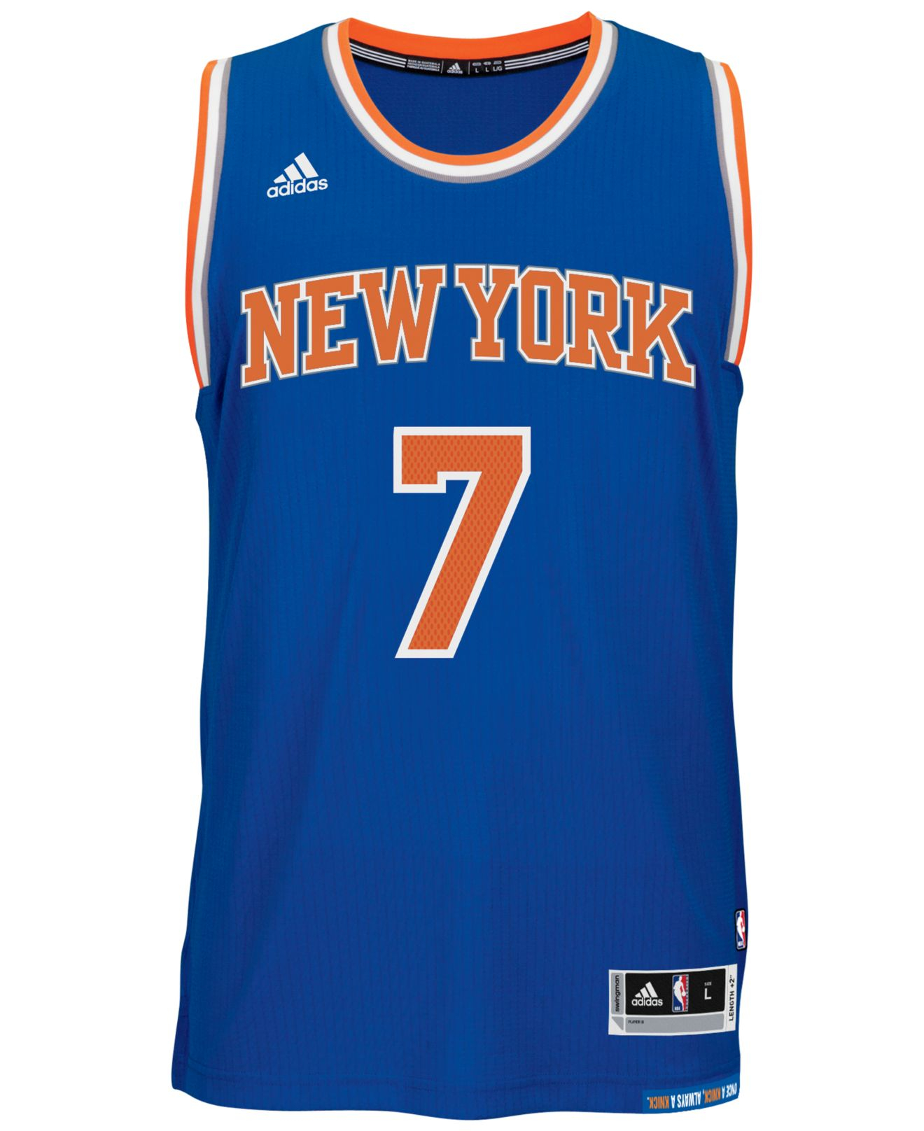 Adidas originals Men's Carmelo Anthony New York Knicks ...