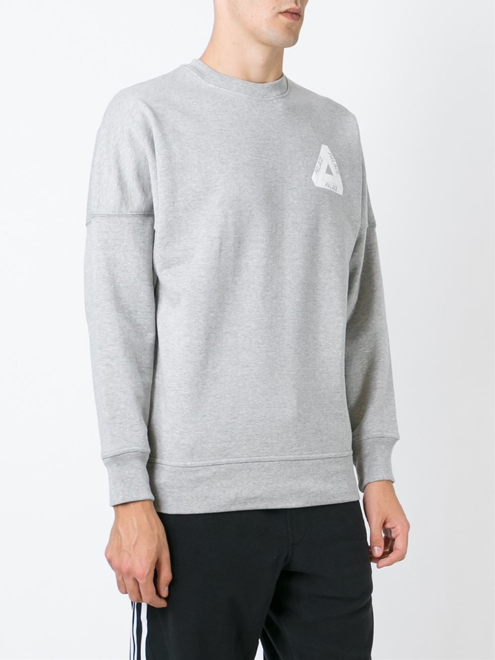 palace grey sweatshirt