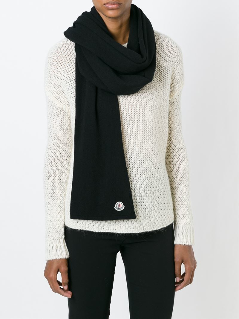 moncler black scarf moncler black scarf
