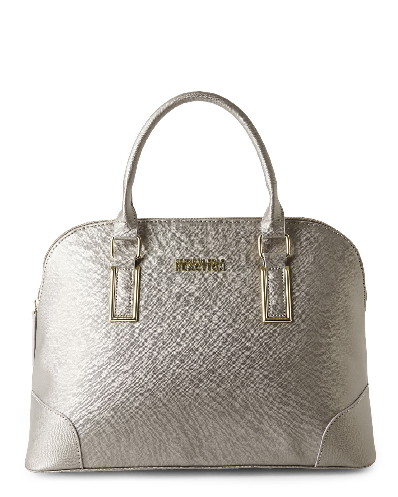 Lyst Kenneth Cole Reaction Metallic Dome Satchel In Gallery